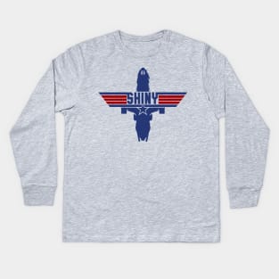 Firefly 'Shiny' Topgun mashup Kids Long Sleeve T-Shirt